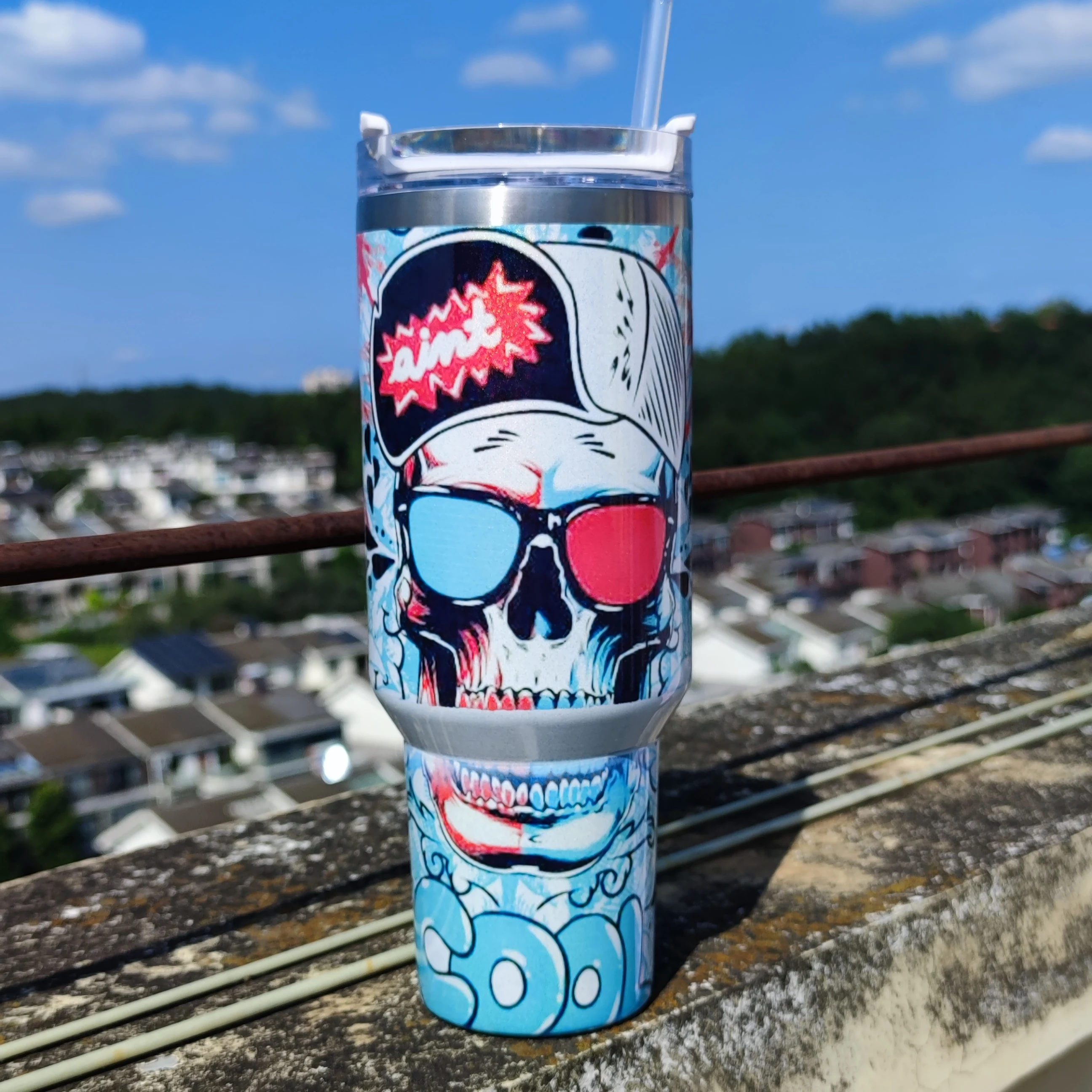 Wholesale 40 Oz Tumbler With Handle Sublimation Travel Mug Insulated