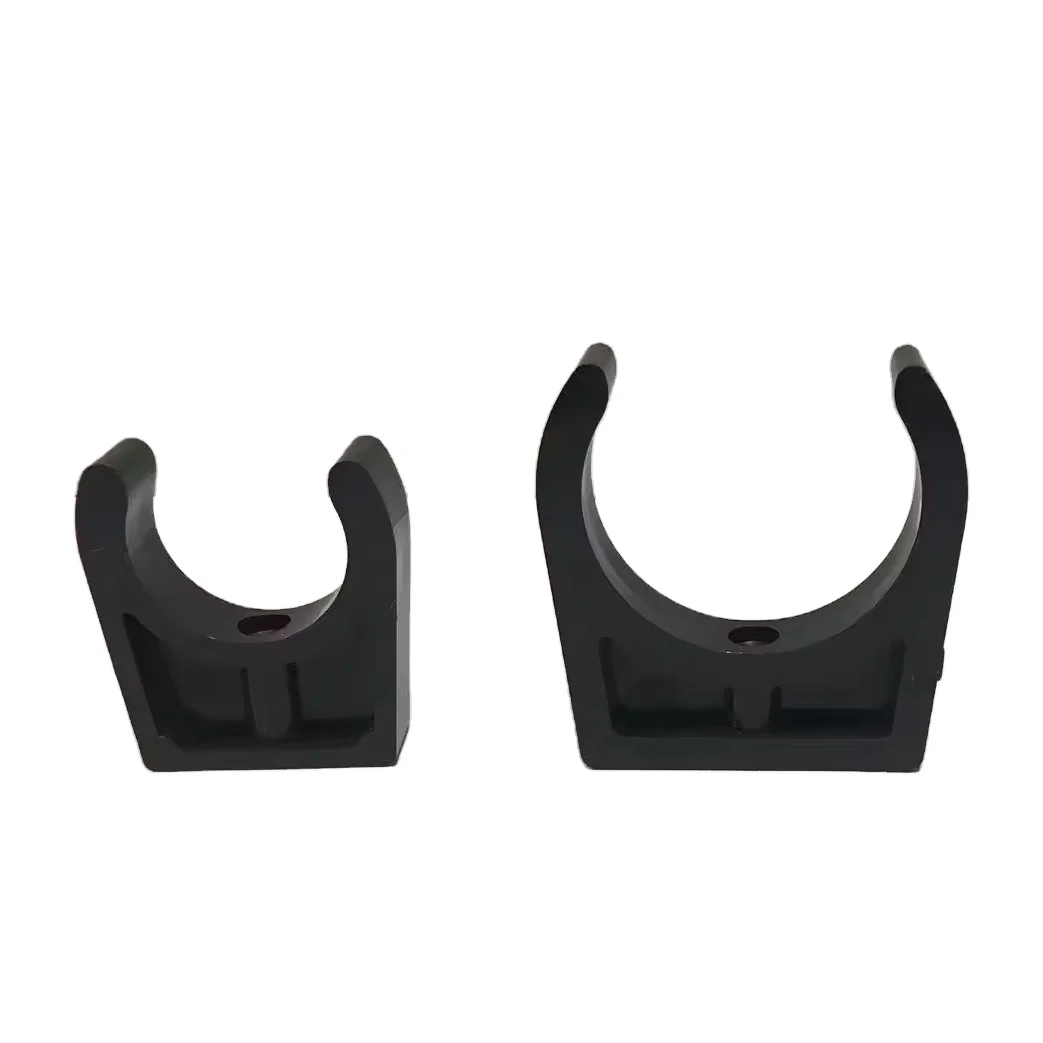 Wholesale DIN Standard U Shape PVC Pipe Bracket 1/2 Inch 3/4 Inch 1 Inch 2Inch 3Inch 4Inch UPVC Plastic PVC Pipe Clamps