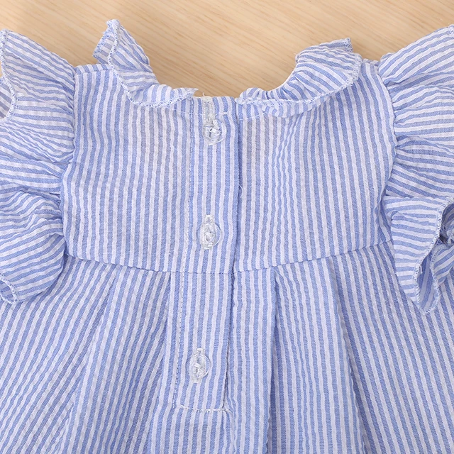 
Детское летнее платье из 100% хлопка без рукавов, детские платья с пуговицами сзади 