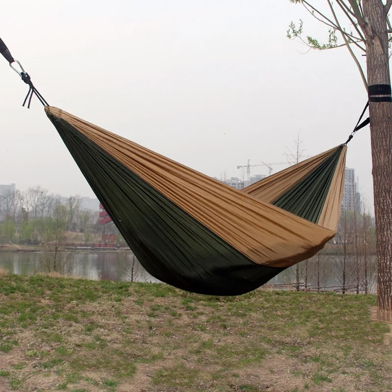 Durable Nylon Hammock Tensile Strength Wear Resistance Hammock Portable