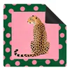 Leopardo de puntos rosados
