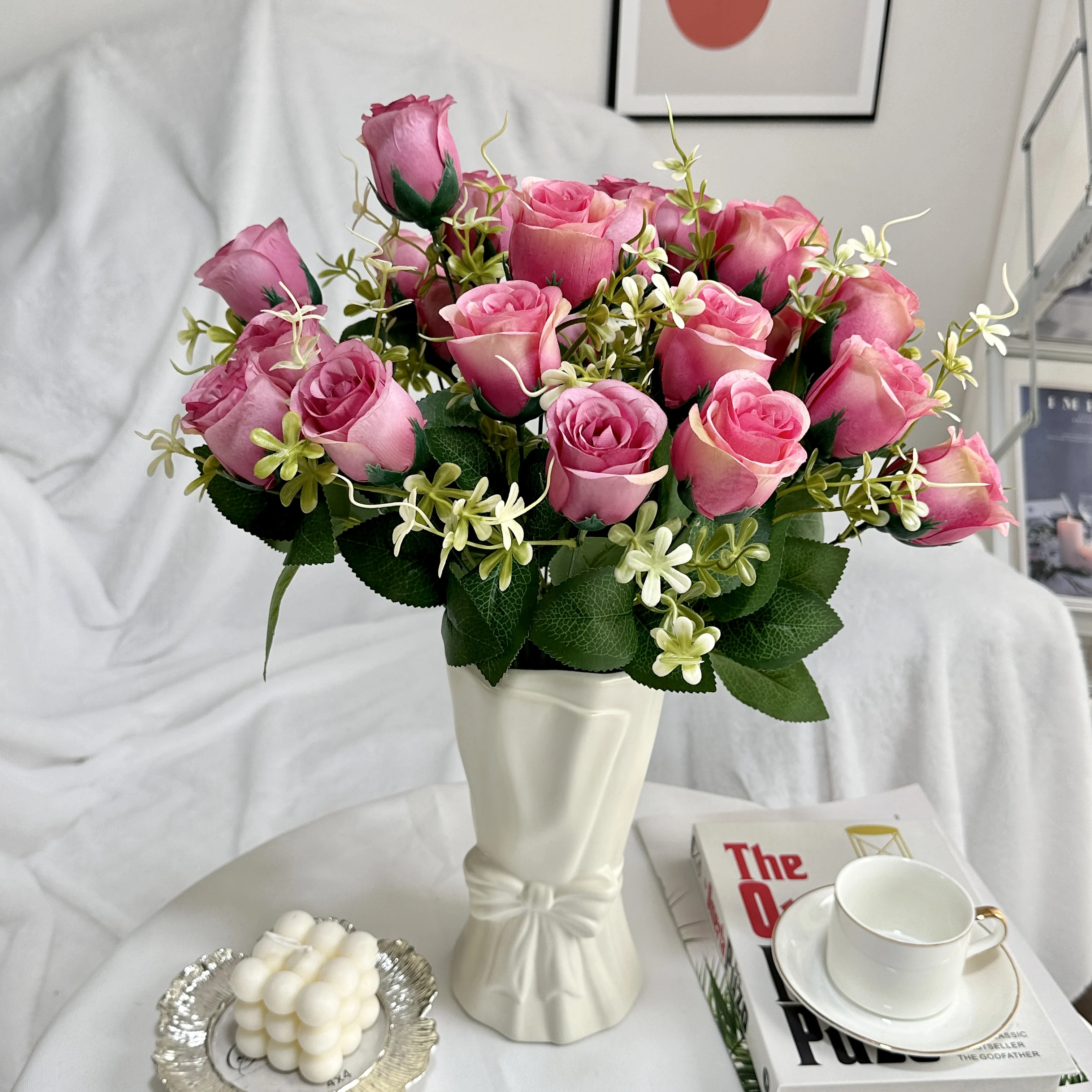 Verhef jou huis of gebeurtenis met die tydlose elegansie van groen hydrangea vals