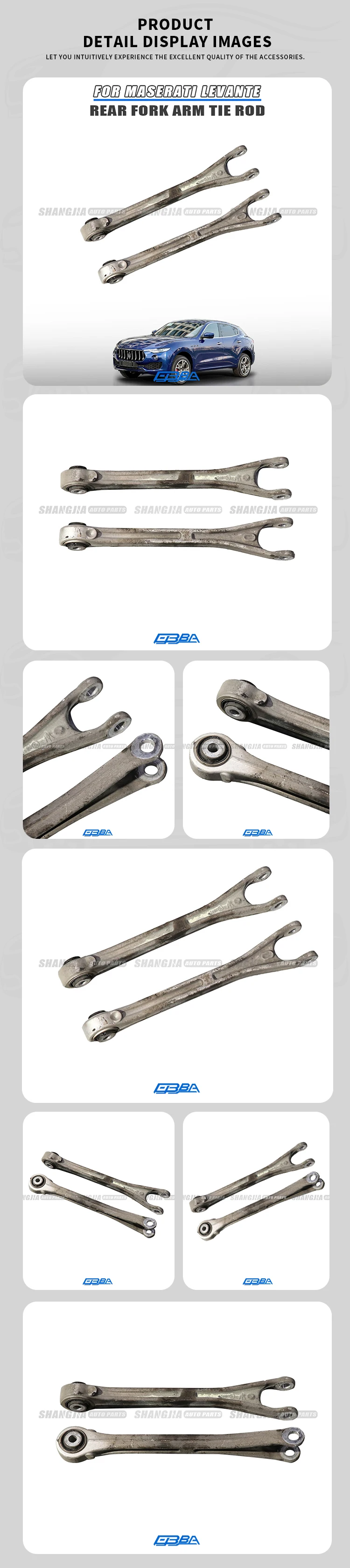 2017 Aluminum Rear Control Arm Tie Rod For Maserati Levante OE 670002808 Best Used Auto Parts manufacture