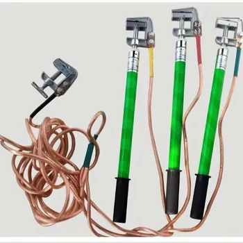 35KV Electrical Grounding Lead Threaded Aluminium Earth Rod for High Voltage Applications