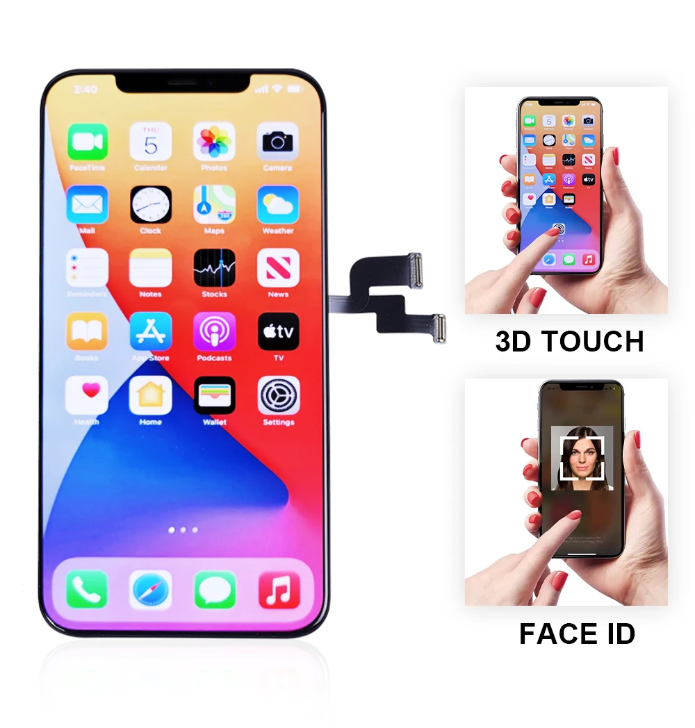 Высокое Качество 100% оригинальный ЖК-дисплей Замена экрана для iphone 5 6 7 8 11 12 13 14 x xr xs max pro
