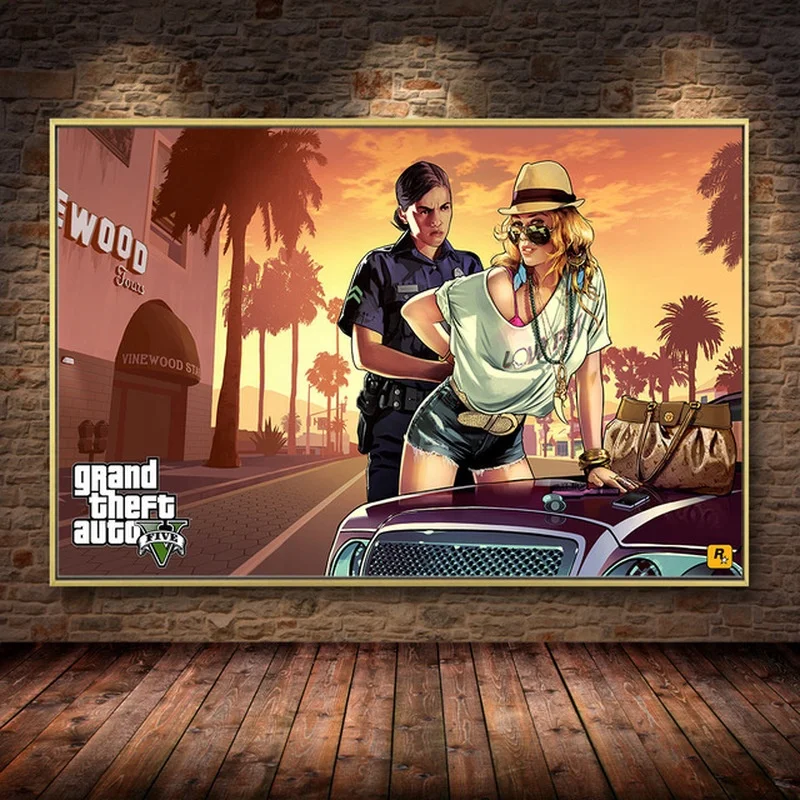 Relógio De Parede - Disco de Vinil - Jogos e Games - GTA Grand Theft Auto -  VJG-055