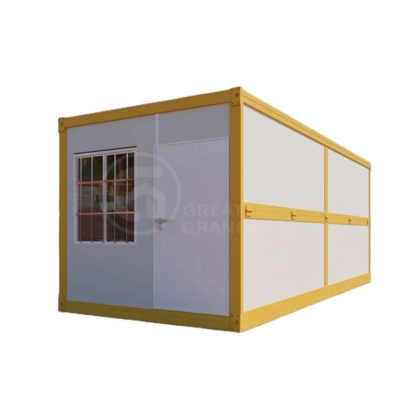 Flat Pack Mini Casa Foldable Domki Prefabrykowane Biuro Prefabrykowane Dom w Zawijanej Budce