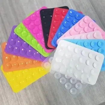 Silicone Adhesive Flexible Mobile Phone Stand New Wall Mounted Suction Cup Holder Single-sided Suction Cup