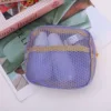 sans poignée-violet-portable à main en maille creuse
