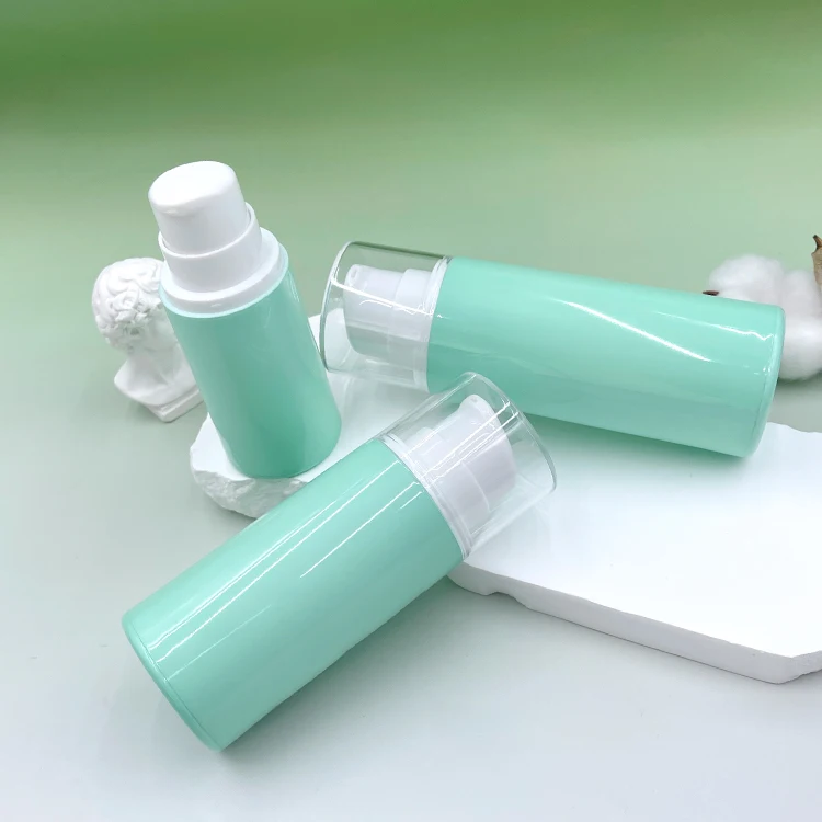 50ml 100ml 120ml  Green Packaging Recycled Airless Cream Pump Bottle PP cosmetic Lotion Bottle