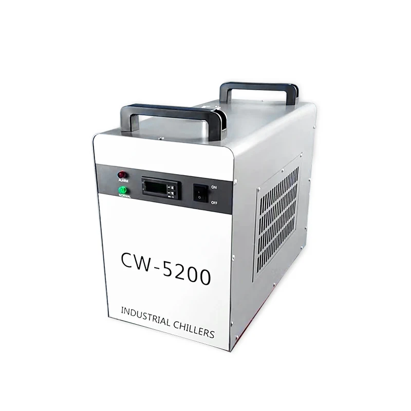 Хит продаж промышленный охлаждения лазерного станка Cw-5200AG водяное охлаждение машины охладитель воды CO2 лазерная трубка охладитель для станков с ЧПУ