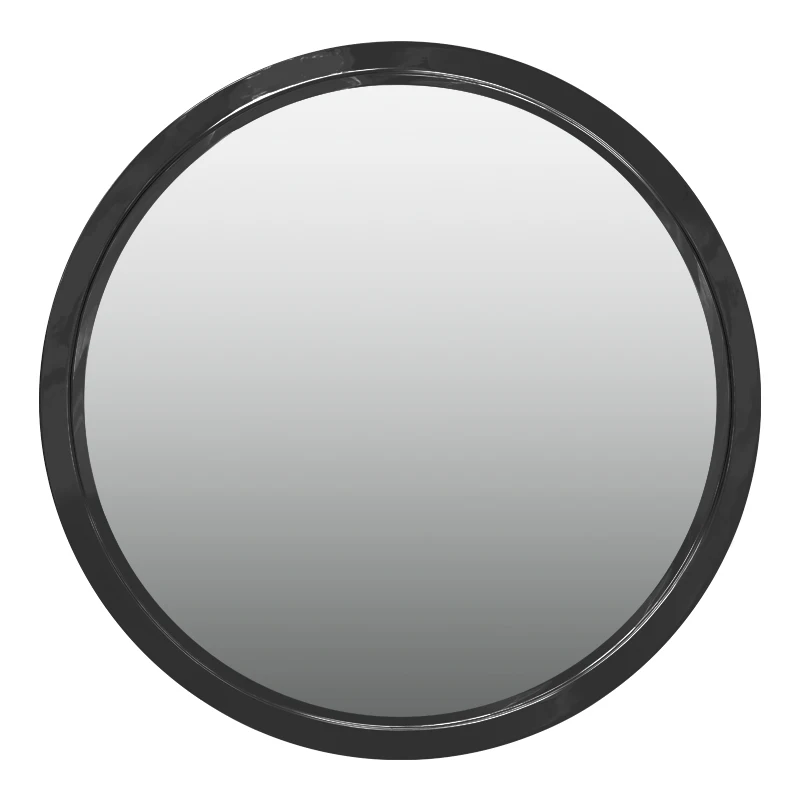 Wholesale Home Decor Gold Round Shape Wall Double Mirrors Drawer Metal Frame Decorative Wall Mirror