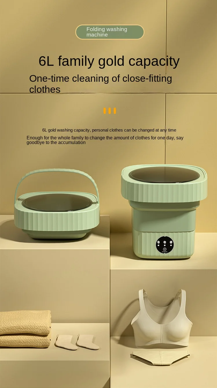 Topload Washers Smart Mini Washing Machine Portable Folding Baby