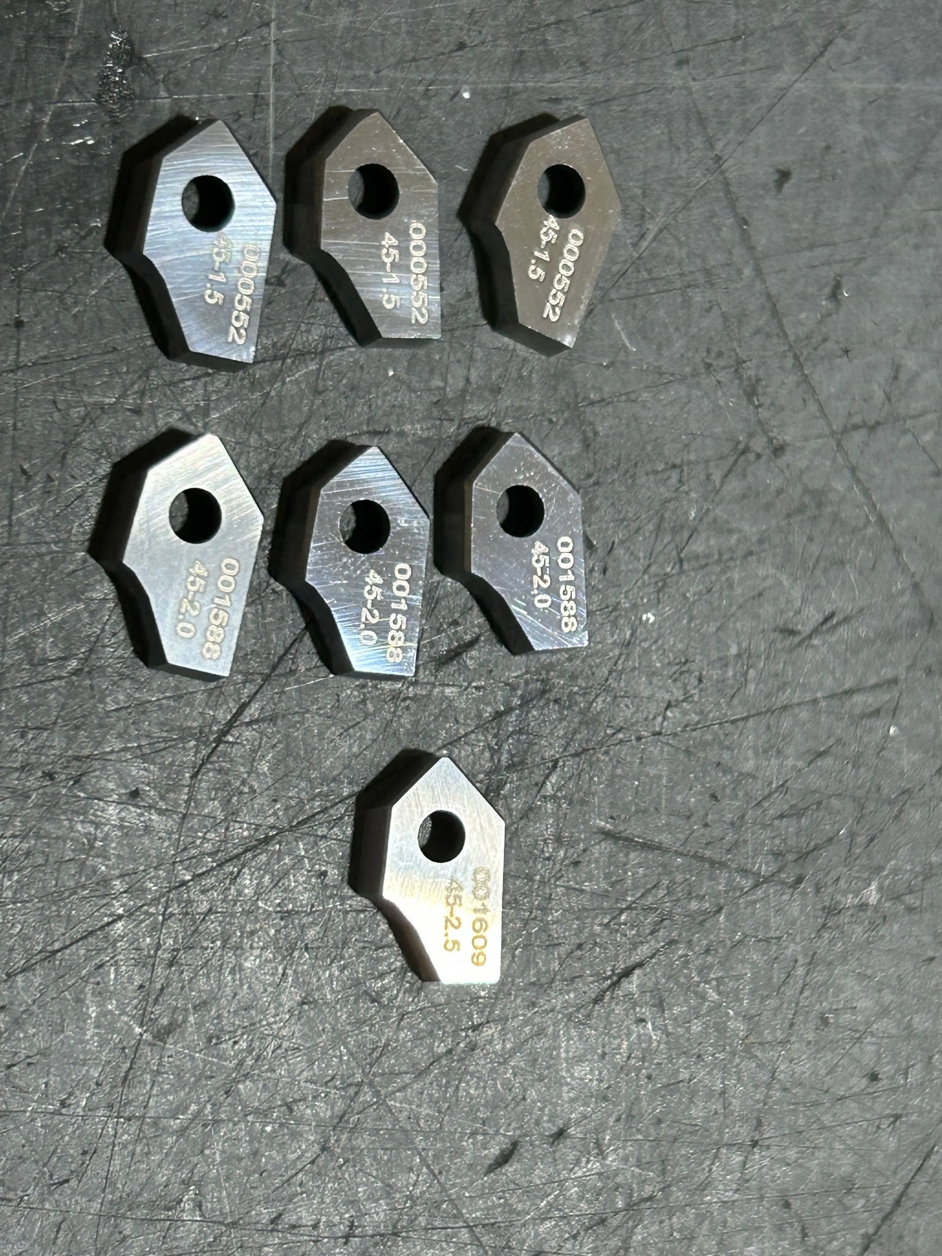 12-Piece Engine Valve Seat Carbide Cutter Set With Multiple Bore Degrees