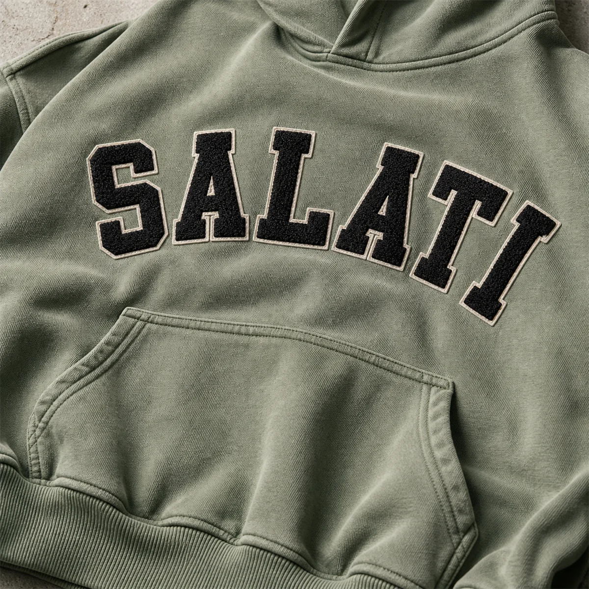Wholesale Price Distressed Embroidery Hoodies Men Manufacturer Custom High Quality 100% Cotton Winter Hooded Breathable Pullover gallery 3