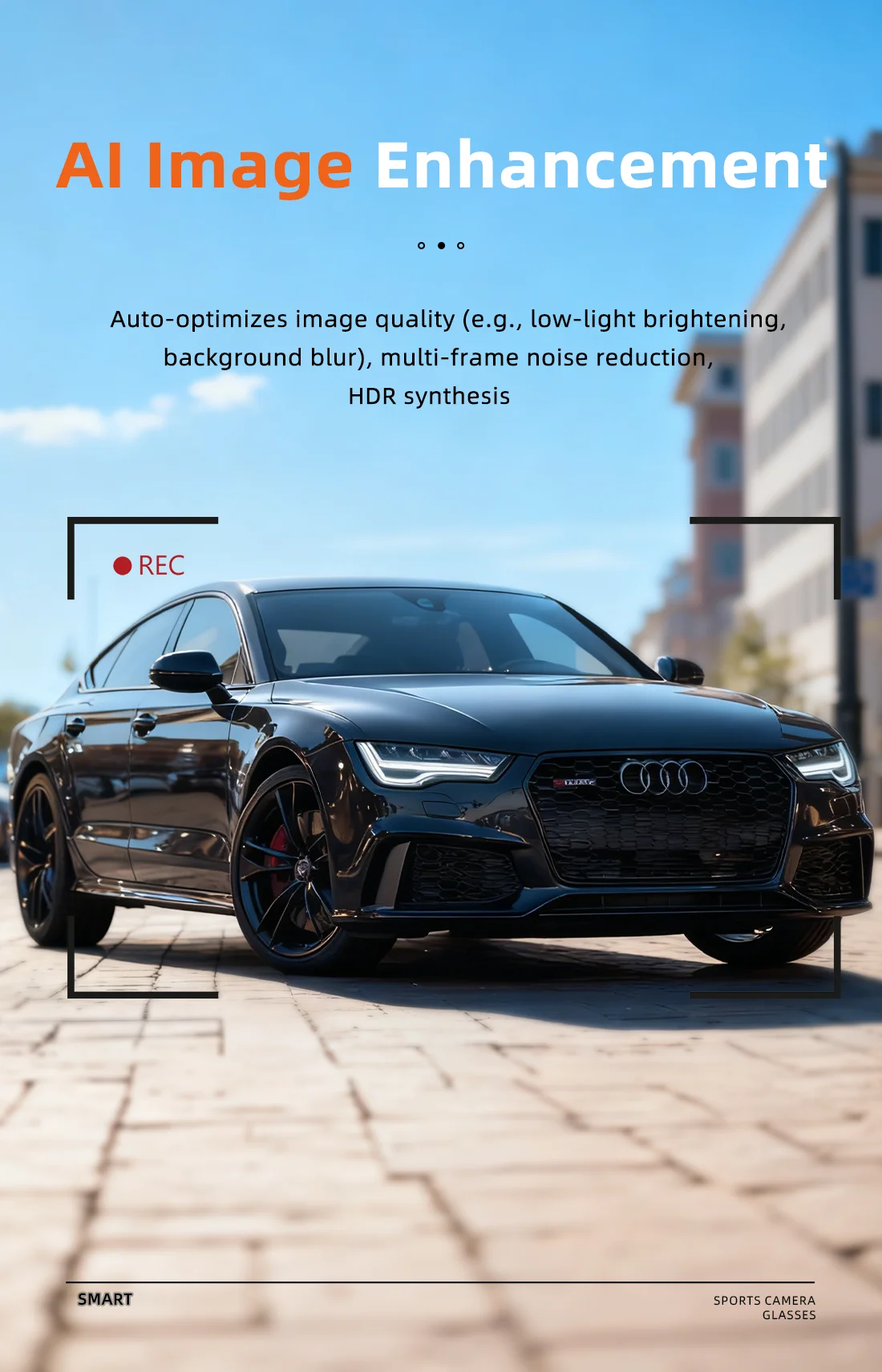 SANVNET SNT SOLIS Smart Eyewear with 8MP Camera WIFI Transfer Video Recording Outdoor Cycling Sunglasses Al Smart Glasses 2026