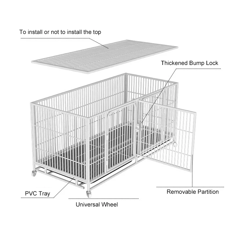 3層大型ホワイトアイアンワイヤーキャットケージメタルワイヤー6ドア3 3層大型ホワイトアイアンワイヤーキャットケージメタルワイヤー6ドア3