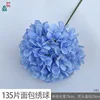 135 slices of bread, hydrangea HN, light blue
