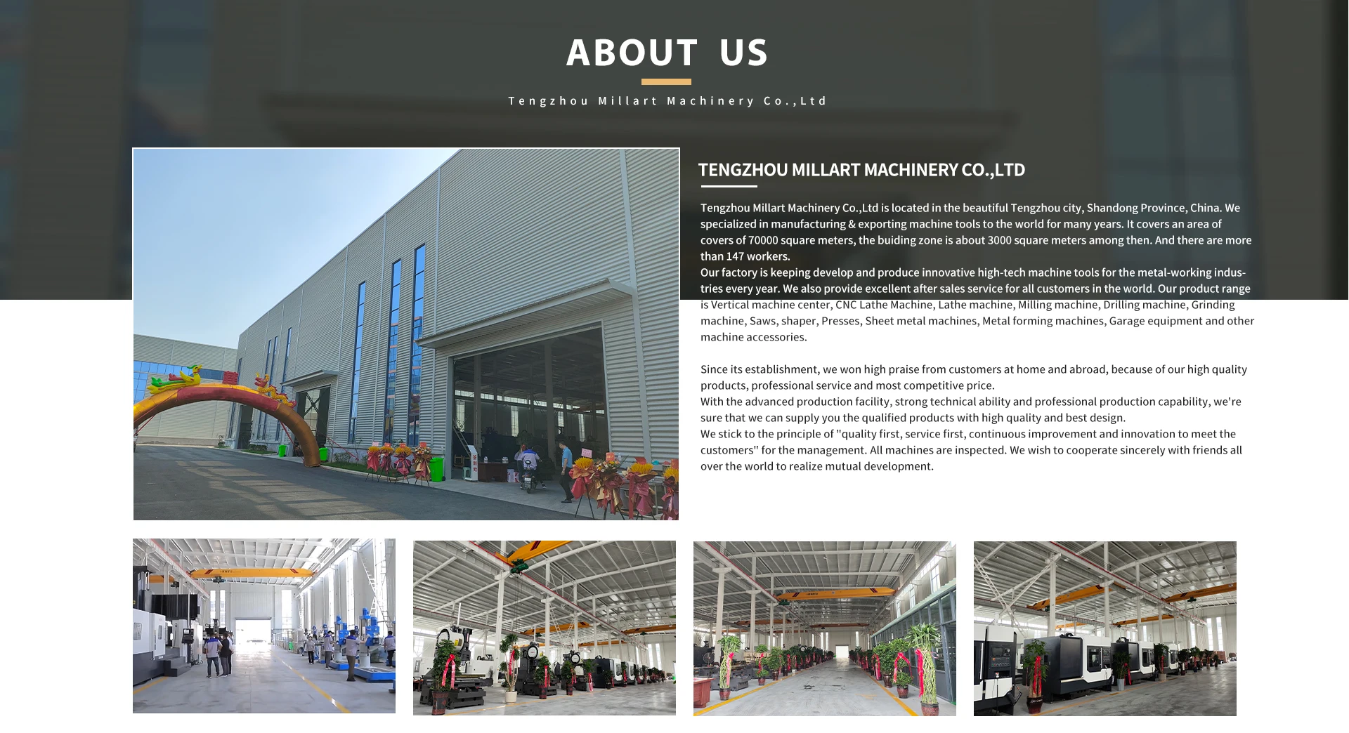 Tengzhou Millart Machine Tool Co., Ltd. - CNC Machining Center, Double ...