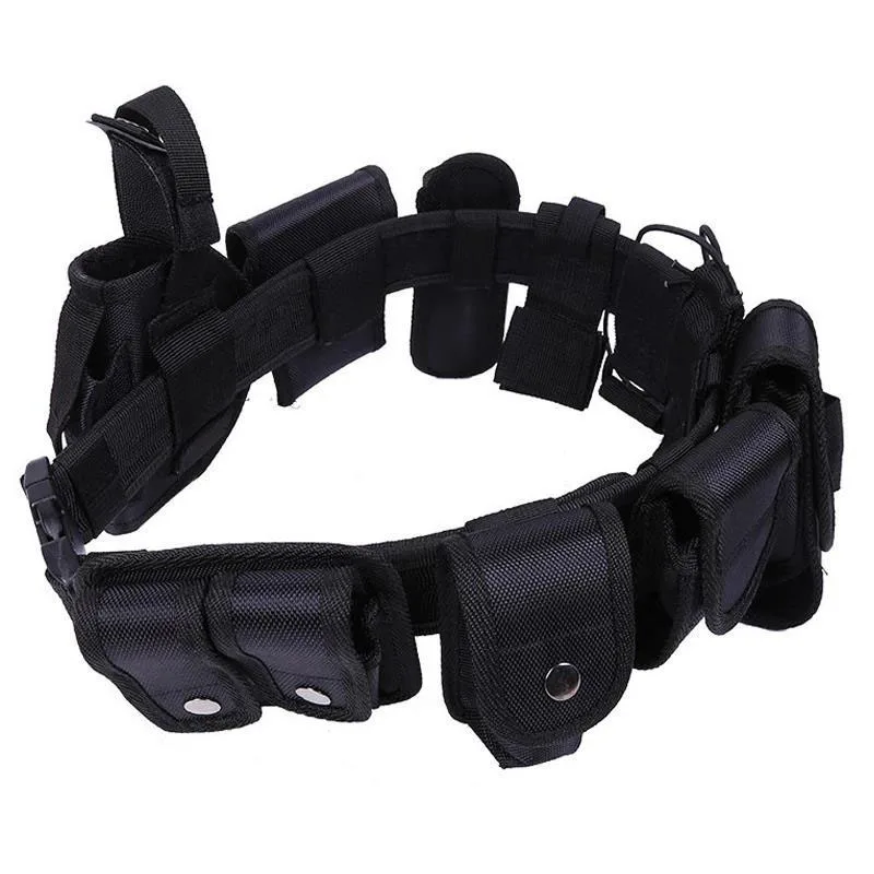 Quick-release Buckle Multifunctional Duty Belt Adjustable Tactical Lumbar Support Utility Belts Casual Duty Waist Cover