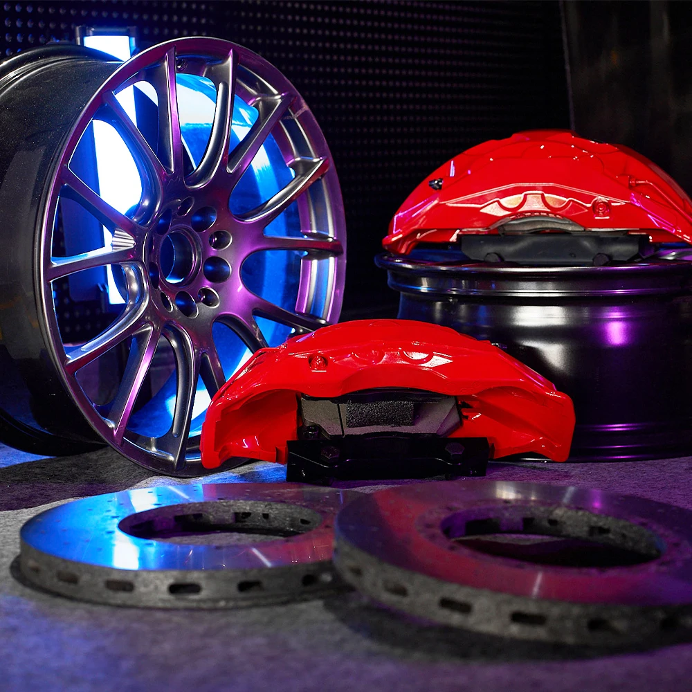 440MM Ceramic Brake Rotor High Temperature Resistance 10 Pot Brake Caliper