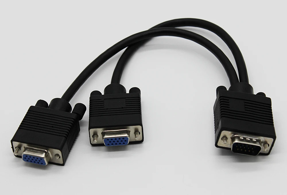 VGA 1 to 2 VGA Y Splitter Cable - Extension & Conversion