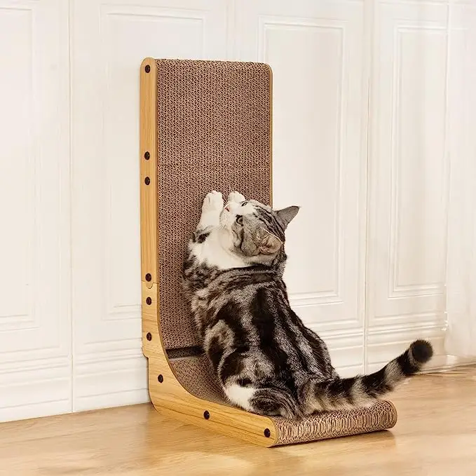 L Shape Cat Scratcher Cardboard Wholesale Hot Sell