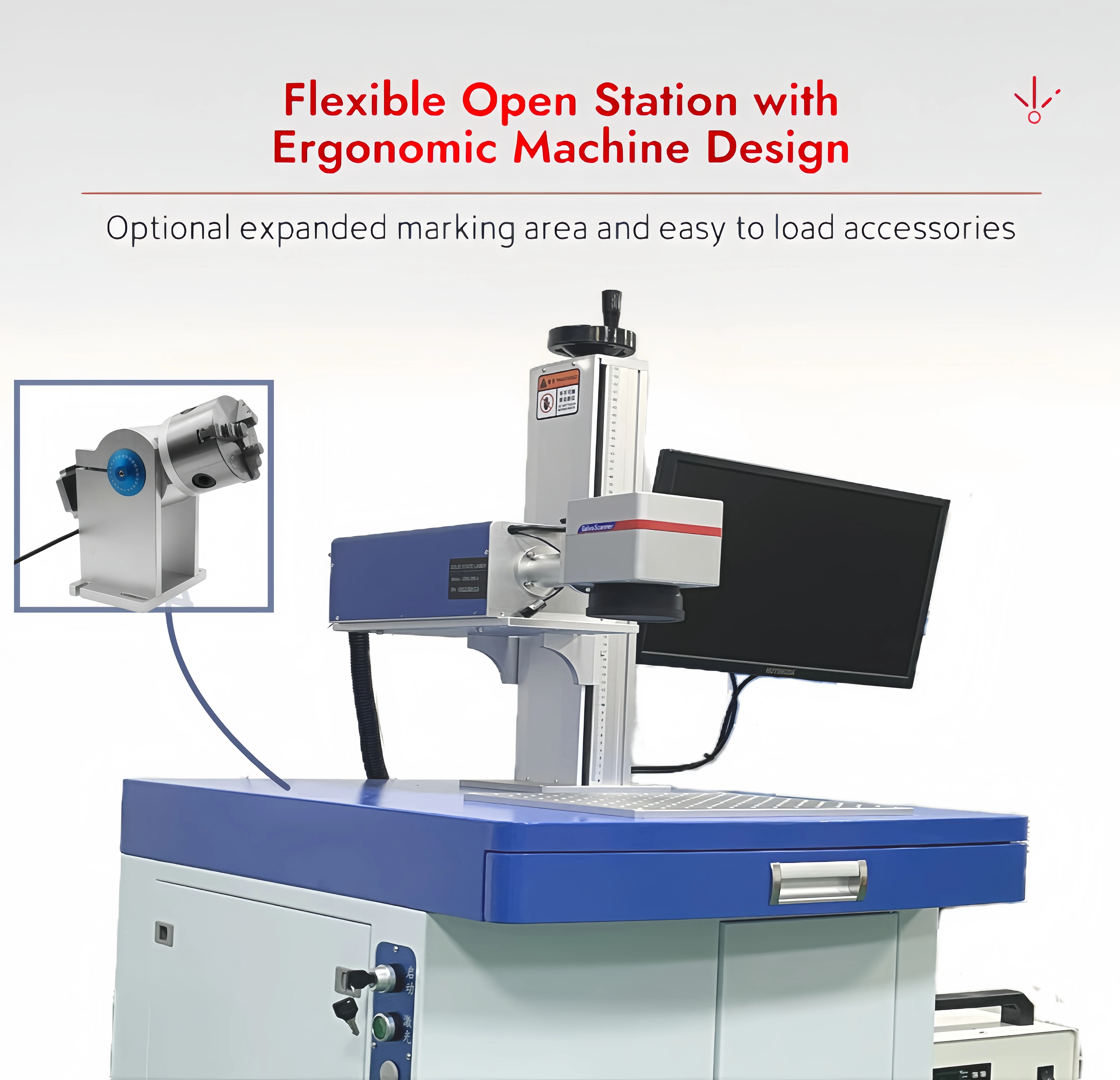 Made in China Easy to Operate 10W 15W UV Laser Marking Machine for Metal Surface Laser Marking Machine
