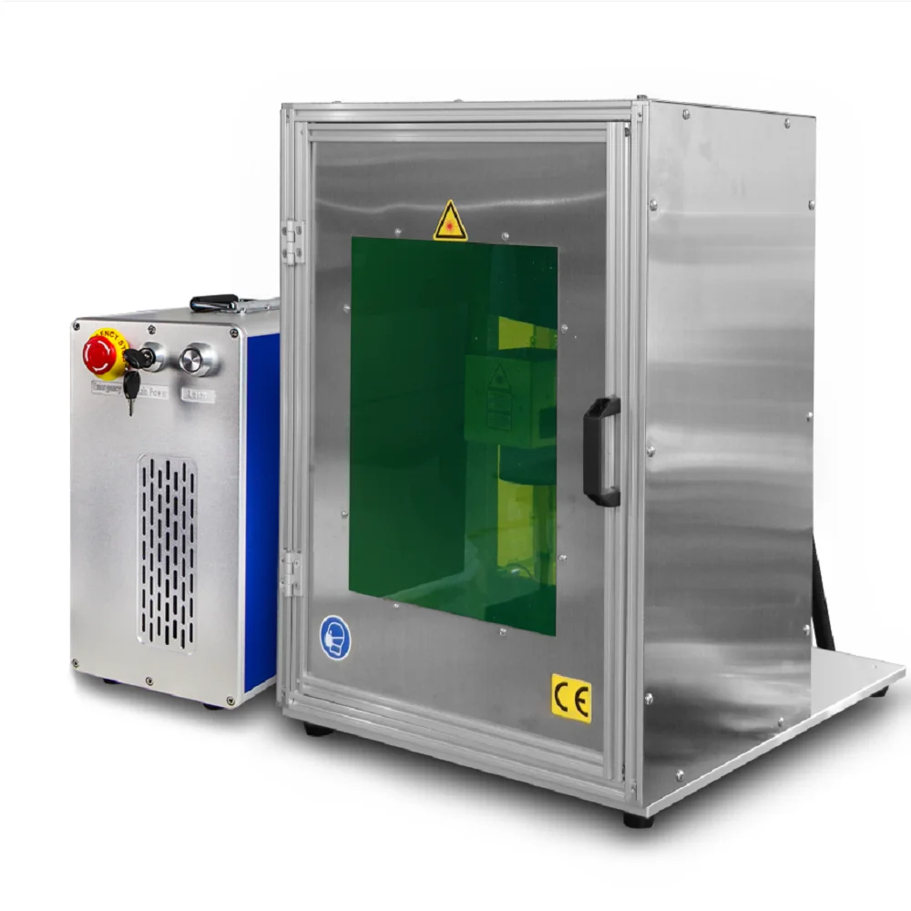 Split Type Laser Marking Machine with Safety Cover Enclosure for Laser Engraving Machine Fiber Laser Marker
