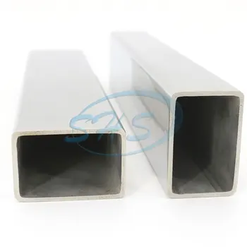 Customize AISI 201 304L 304 316L Stainless Steel Rectangular Pipes with Polishing Surface for Fence Balustrade