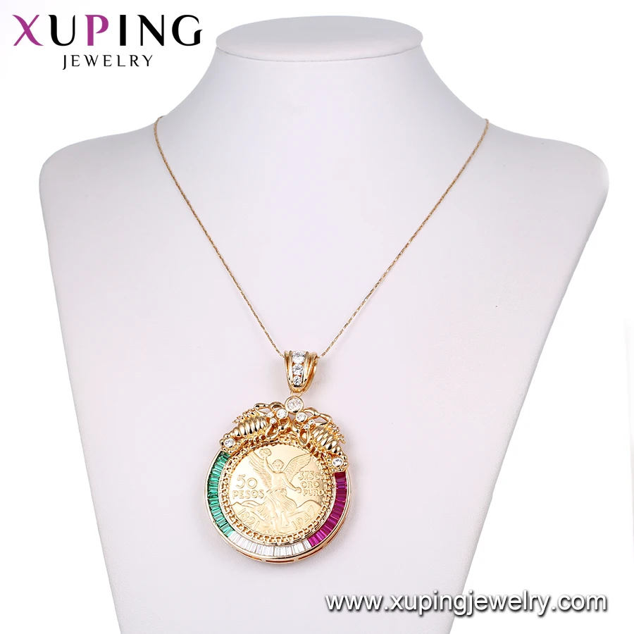 33072 Xuping经典时尚墨西哥鹰仙人掌胜利硬币吊坠| Alibaba.com