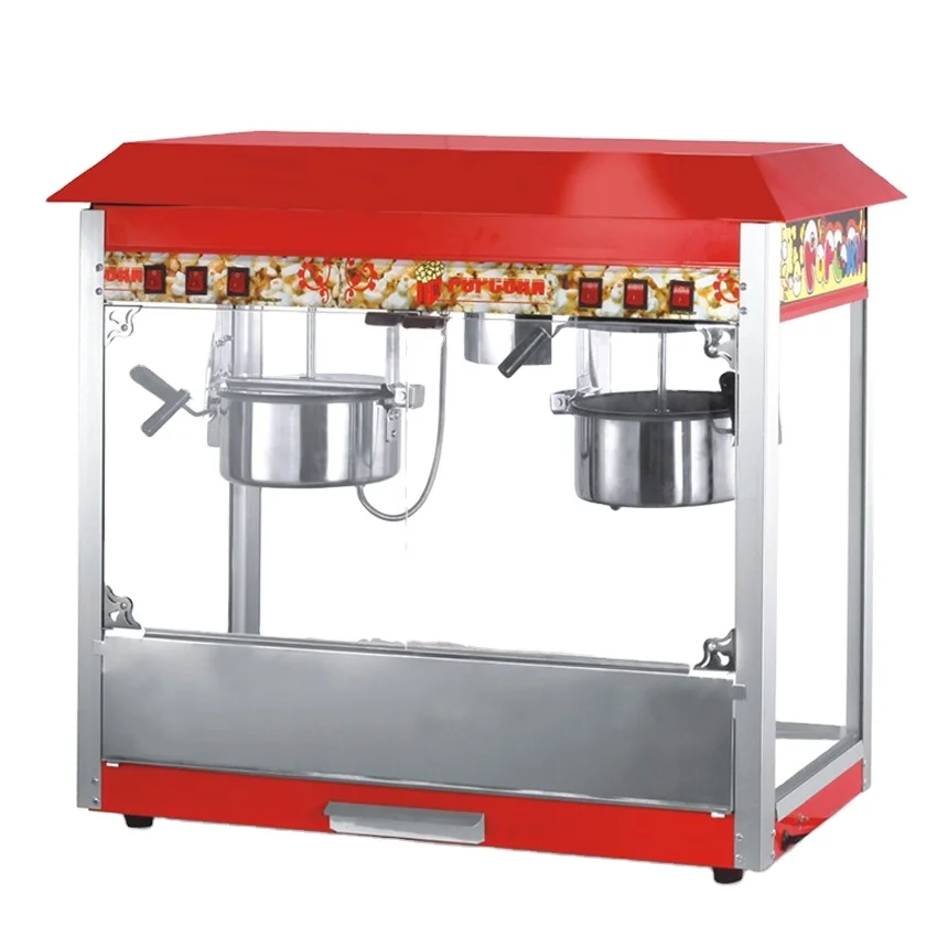 12oz Gas Popcorn Machine w/cart
