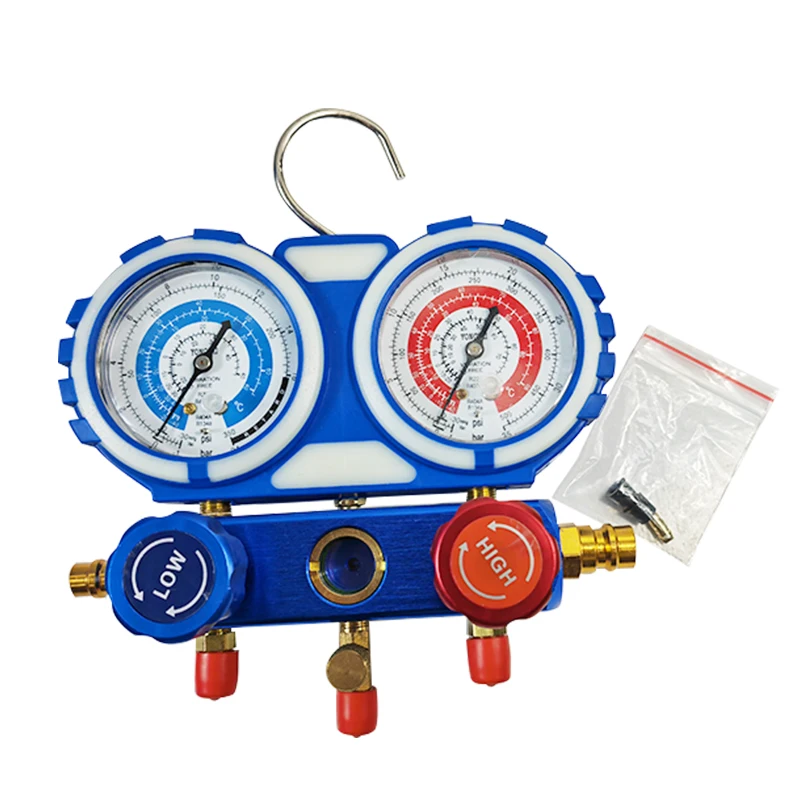 Automotive Ac Freon Gauge Diagnostic Tools Manifold Gauge Set For