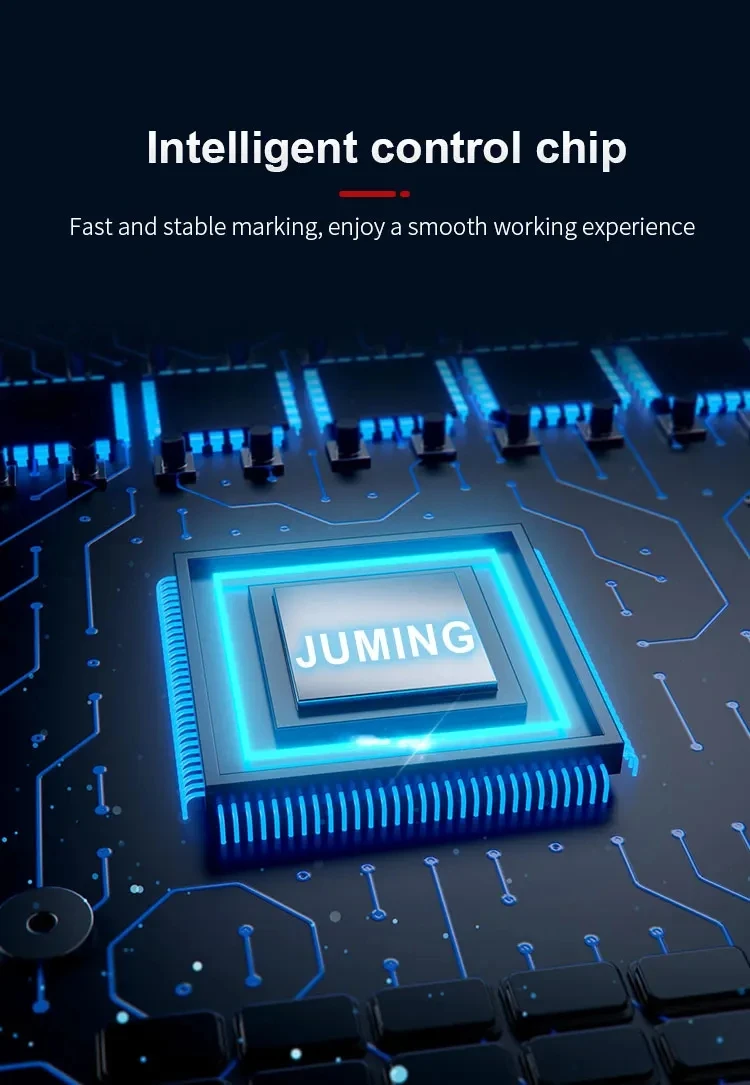 Table 20W 30W 50W Raycus Fiber Laser Marking Machine for Metal Plastic Pvc