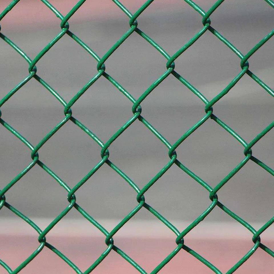 Design Pvc Coated 5ft 7foot High 5*5 Mesh 2mm 5mm Diameter Privacy Fence  Chainlink Fence for Home Garden Designs for Steel Fence