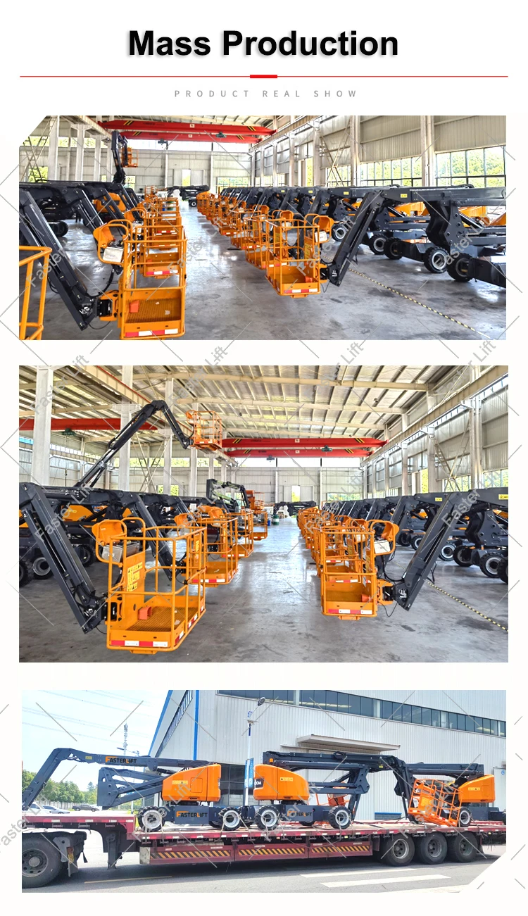 10m-48m Hydraulic Tracked Spider Crawler Picker Boom Tree Work Lift ...