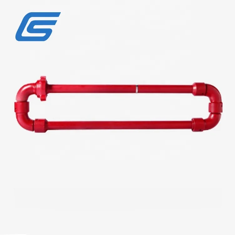 API 16C FMC Long Sweep Swivel Joint Short Loop Manifold Factory Direct Supply Chiksan Cementing and Circulating Steel Hose Loops