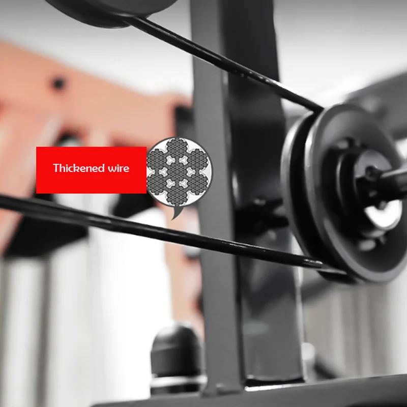 Домашний спортивный Мужской Силовой тренажерный зал Многофункциональный интегрированный тренажер оборудование для тренировок стальной