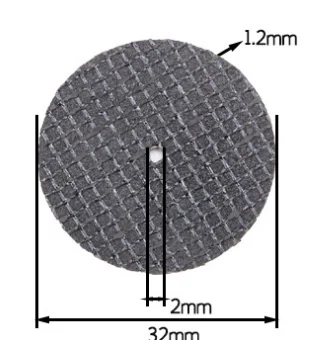 Cutting Disk Mini Cut Off Wheel Cutting Disc Drill for Dremel Rotary Mandrel Tool Diameter 32mm Have Hole 2mm
