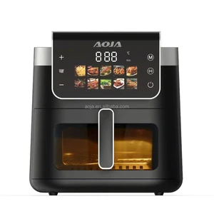AOJA Large Capacity Air Fryer Oven 10l Oem Air Oven Stainless Steel No Oil Electric Deep Fryer Stainless Steel air Fryer