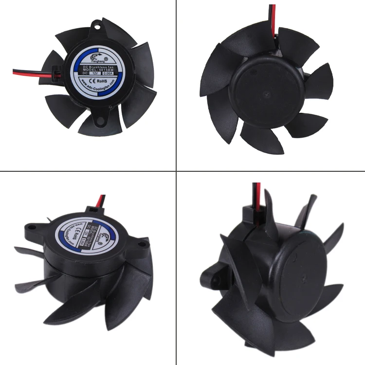 Ventilation Axial Cooling Fan, 5015, 50mm, 2pin, 12V - detail 4