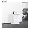 White 2 drawer vertical filing cabinet