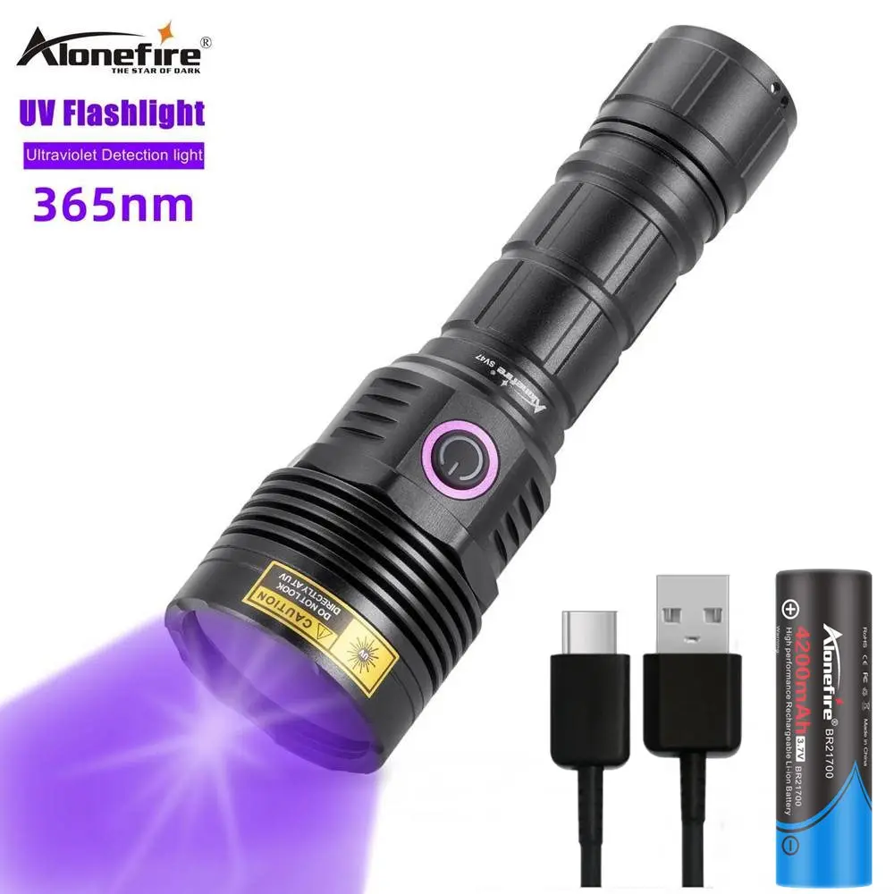 amazon 10w usb rechargeable led uv flashlight DARKBEAM 395nm Black Light, Mini Powerful USB-C Explore the UltraFire 501UV Flashlight Super Bright Mini Portable USB