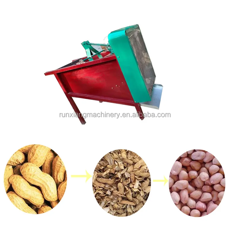 Automatic Peanut Peeling Machine Groundnut Decorticator  Machine