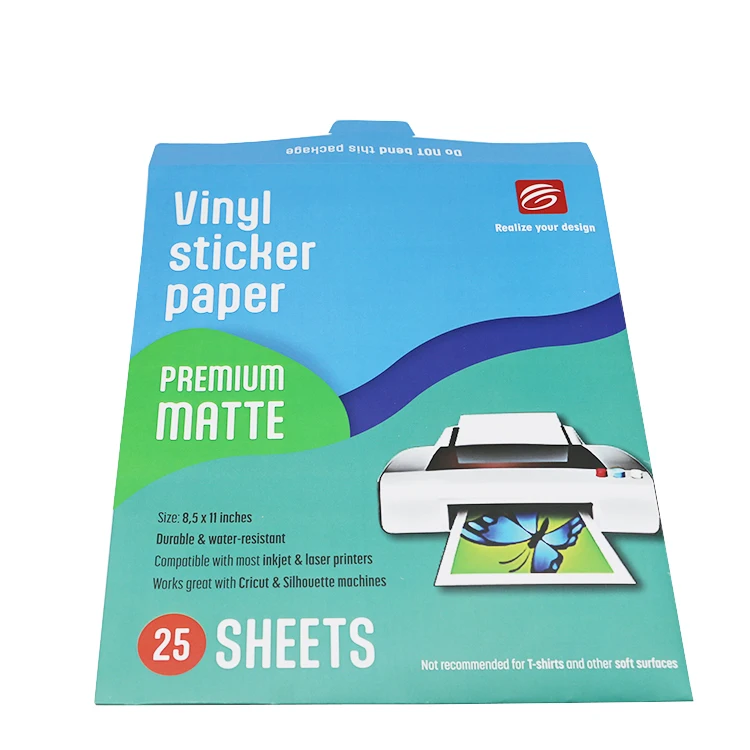 ANSTTIL Premium Glossy Printable Vinyl Sticker Paper - 25 Sheets 8.5x11" For Inkjet Printers - View #5