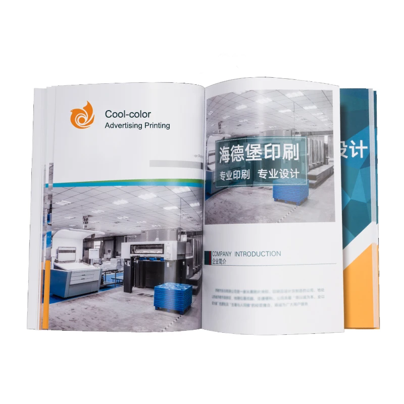 Индивидуальная Печать продукции компании брошюра в высококачественной книжной цветной печати CMYK