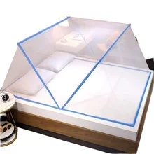 Single Bed Portable Breathable Foldable Mesh Tent Canopy Mongolian Folding Fly Netting for Bedroom Mosquito Net Cover for
