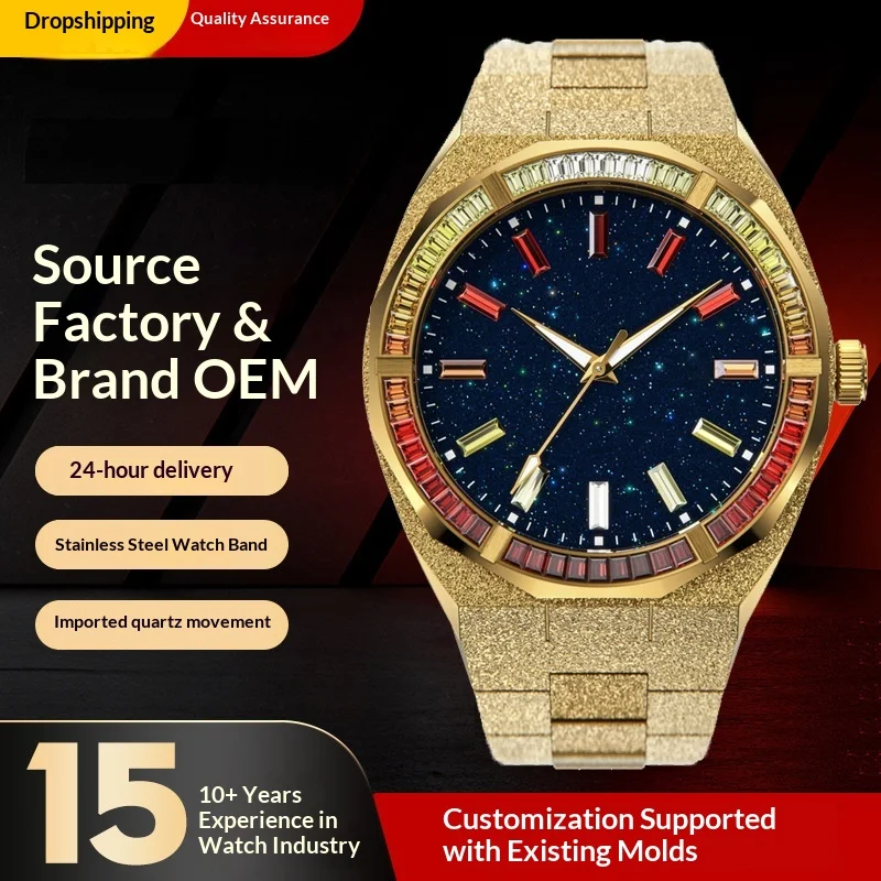 Diamond Quartz Men's Watch OM-904841