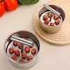 Prensa para dumplings de arroz y carne, 12 cavidades.