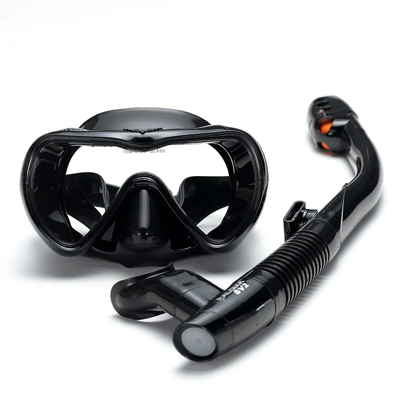 Adult Mask Splash Guard Snorkel Gear Bag Fins PI-PE Snorkeling Set 